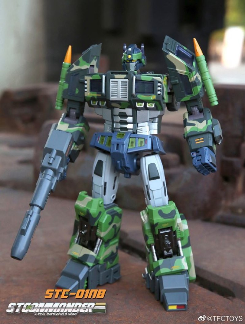 TFC Toys ST Commander Nuclear Blast Version Armor and Base Mode Images